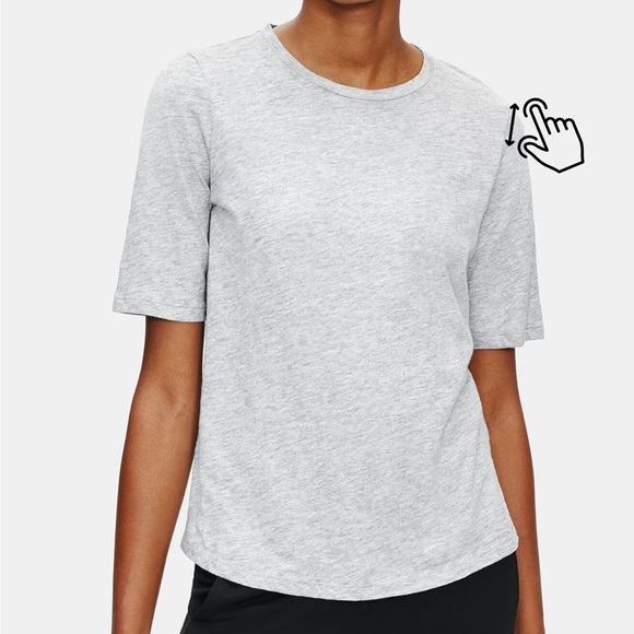 Eileen Fisher Organic Cotton Tee - Picture 2 of 9